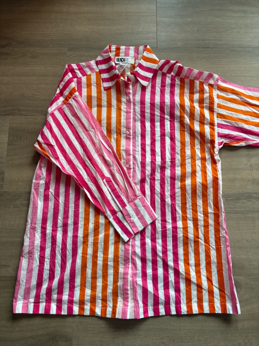 NWOT Beach Riot Button Down Coverup Dress